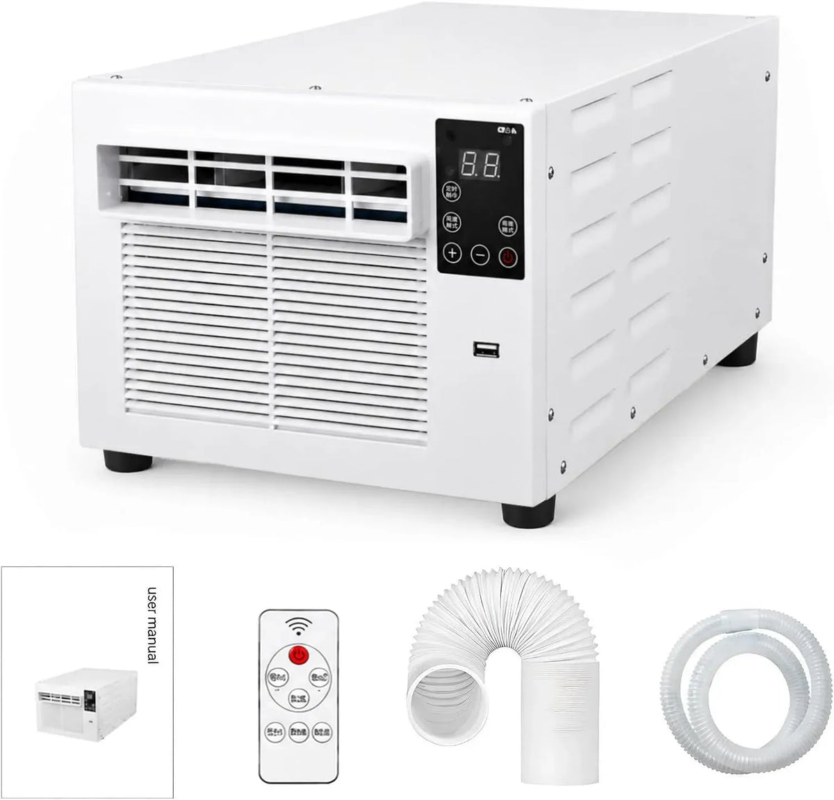 Climatiseur, 750 W, 280 W, 16 à 32 °C, 45 dB, minuteur, Écran LED, Bureau Jusqu'à 4m², Minuterie 1–12H