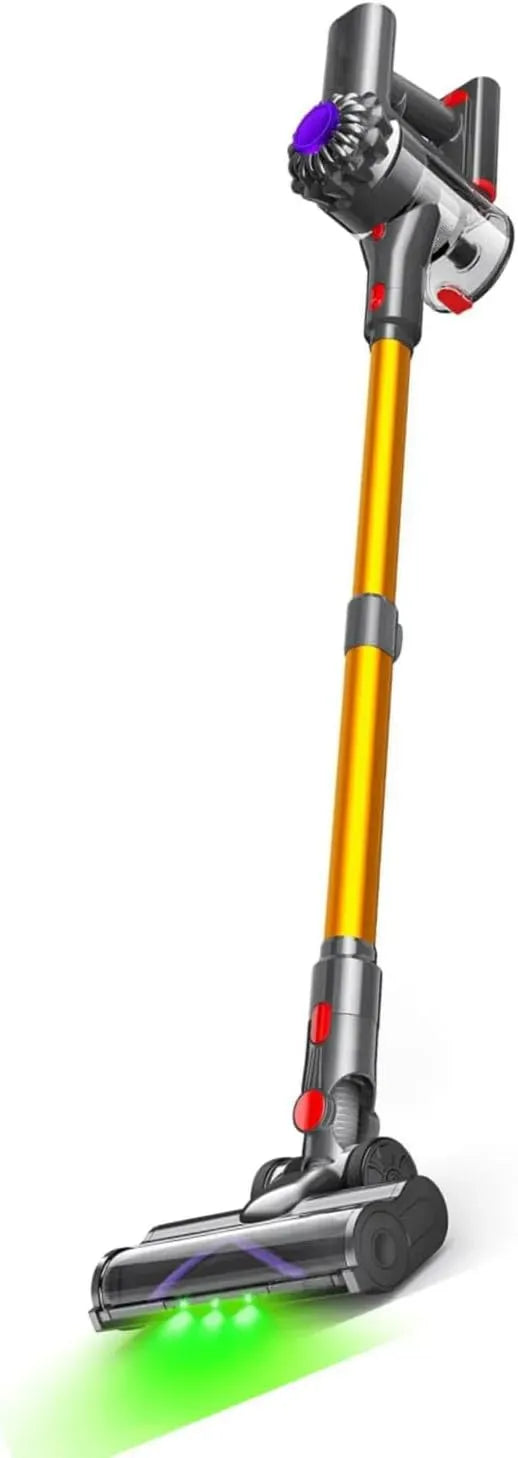 Aspirateur, rouge, appareil électrique d'aspiration, sans fil, Aspirateur sans fil léger et facile à utiliser