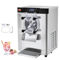 VEVOR Machine à Glace, machine à glace et sorbet, 4,5 L, 1295 W, 12 L/h, professionnel, acier inoxydable, pour Snack-bars