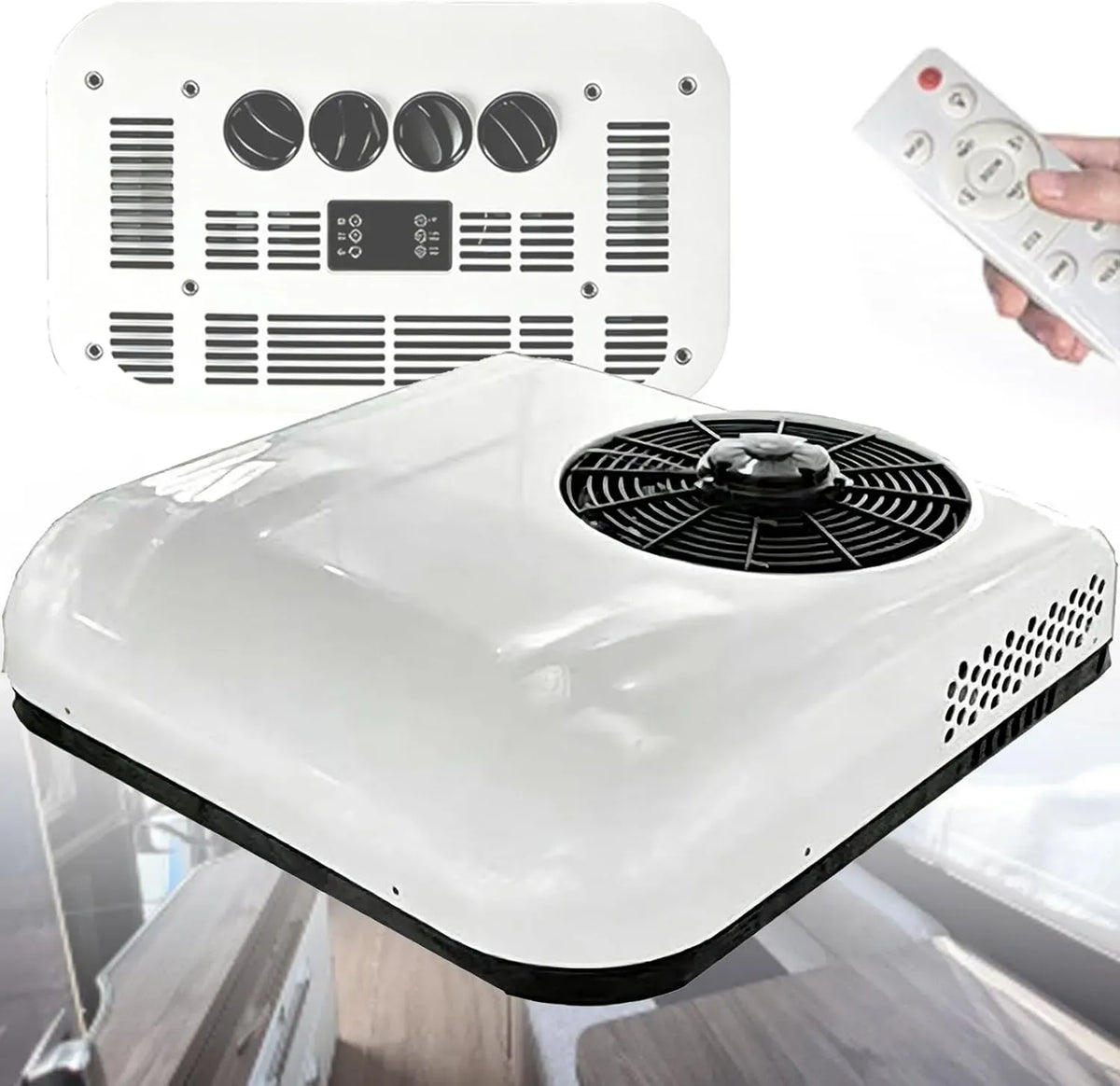 Climatiseur V/24, 12 V, camping, appareil de climatisation, Climatiseur de toit 12 V pour camping-car