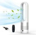 Purificateur d'air 1-8h, 56cm, minuteur, décoration de salon, silencieux, Ventilateur Sans Pale 56cm Silencieux, Rotation 80°, 8 Vitesses