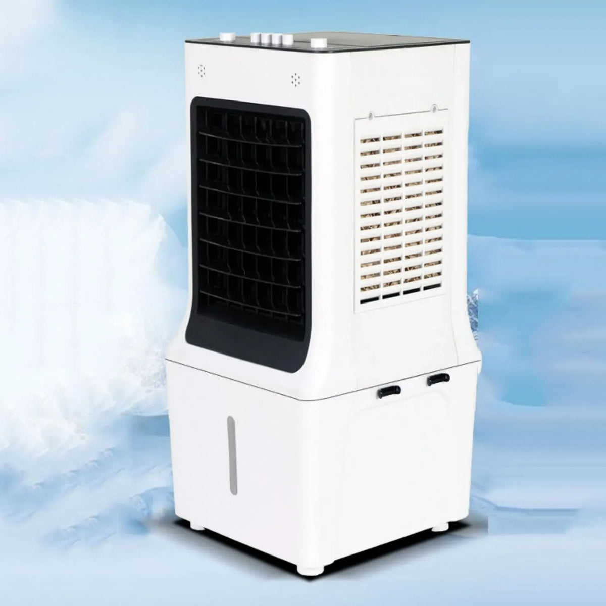 Climatiseur, 12 L, portable, 3 vitesses, oscillation, grand réservoir, silencieux