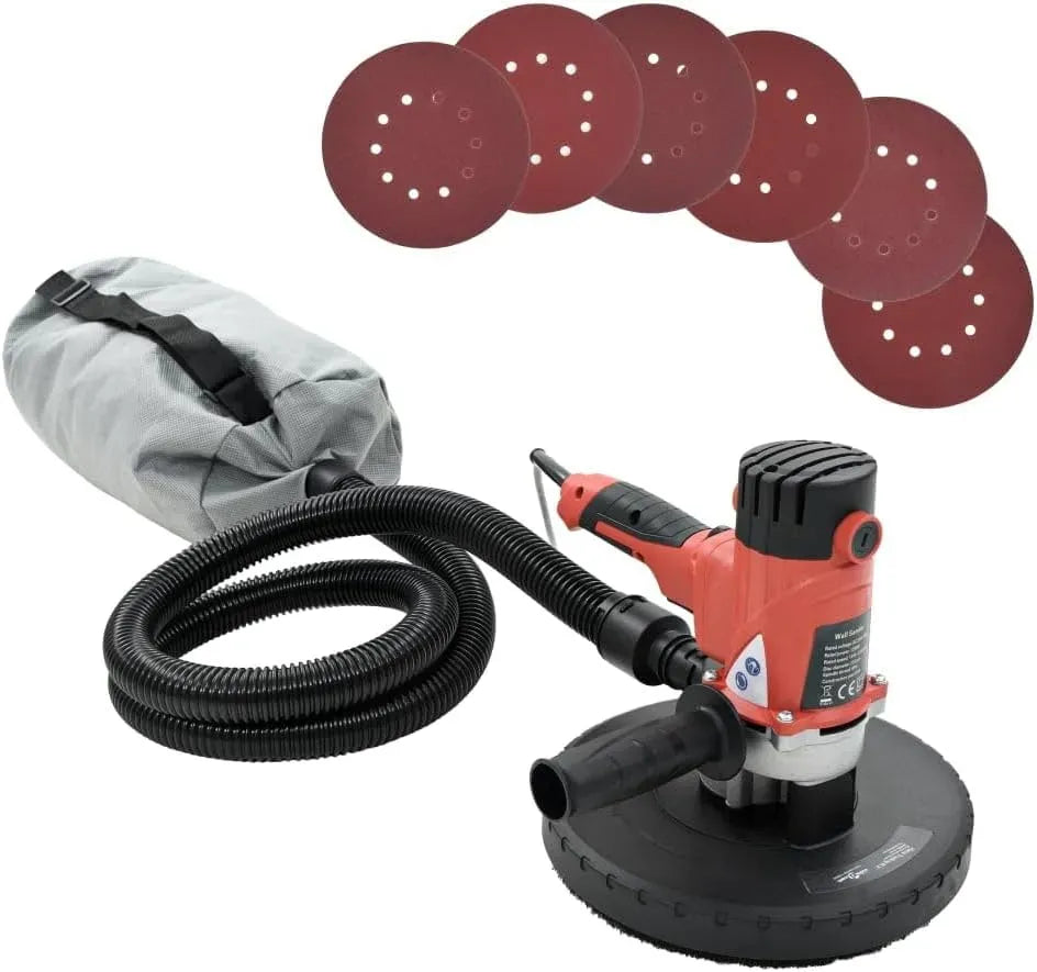 ajustable, 1200 W, 225 mm, bois, pour cloison sèche avec fonction d'aspiration 1200 W diam