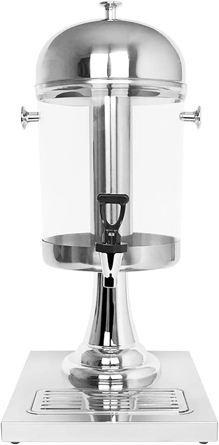 Réfrigérateur, 8 L, extérieur, COYEUx Distributeur de Boissons, Distributeur de Boissons en Verre avec Couvercle, avec bac d'égouttage et Base