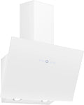 Hotte aspirante, 60cm, 700 m3/h, hotte de cuisine, SNDOAS, évacuation et recyclage, 3 vitesses, tactile, blanc, 1-9 minutes, Arrêt Retardé, Evacuation