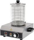 Machine À Hot-dogs, machine à café électrique, 16x21,5cm, 350 W, 5 cm, acier inoxydable, fonction chauffante, pour Fête Boulangerie Café