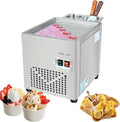 Machine à Rouleaux, Machine à Yaourt, Machine à crème, machine à glace et sorbet, machine à café électrique, 220 W, professionnel, acier inoxydable