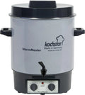 Robinet de cuisine, 45,5 x 36,7 x 41,5 cm, 27 L, KOCHSTAR K99104235, minuteur, thermostat, gris, Acier Emaillé