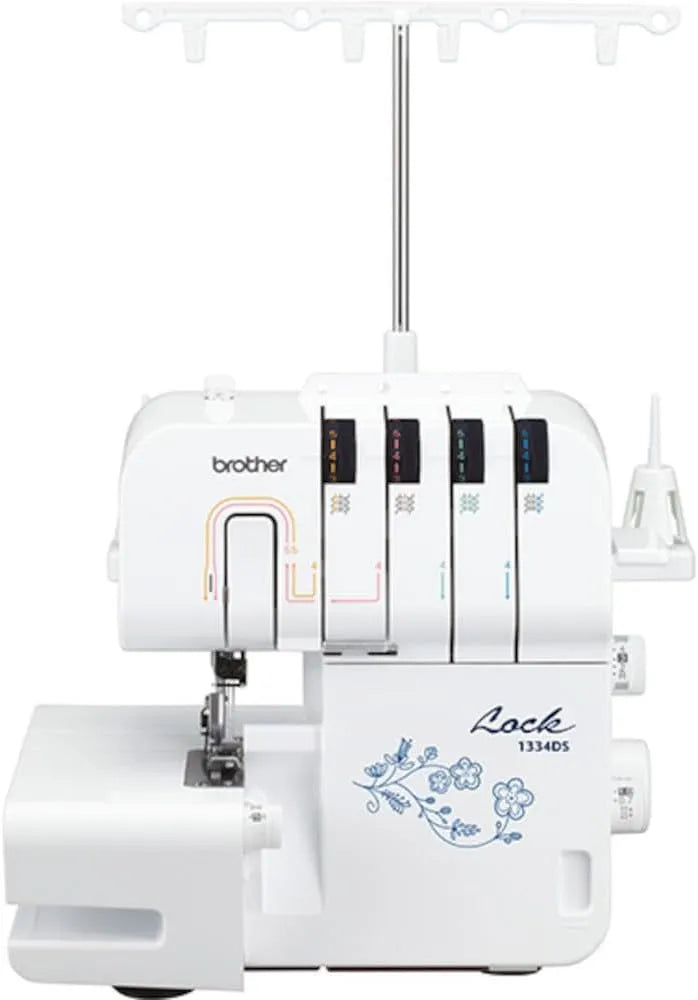 Brother 1334DS bras libre, surjeteuse avec différentiel, pour couture professionnelle, 3 et 4 fils 10 points de couture pour coudre tous les types de