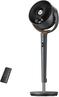 Ventilateur, 107 cm, 20 dB, DREO, oscillation, silencieux, hauteur réglable 94–107 cm, oscillation 120°, 3 modes