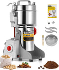 Moulin à céréales, 2400 W, 700 g, broyeur à grains, CGOLDENWALL 28000RPM, minuteur, professionnel, acier inoxydable, 2400W Commerciale Moteur