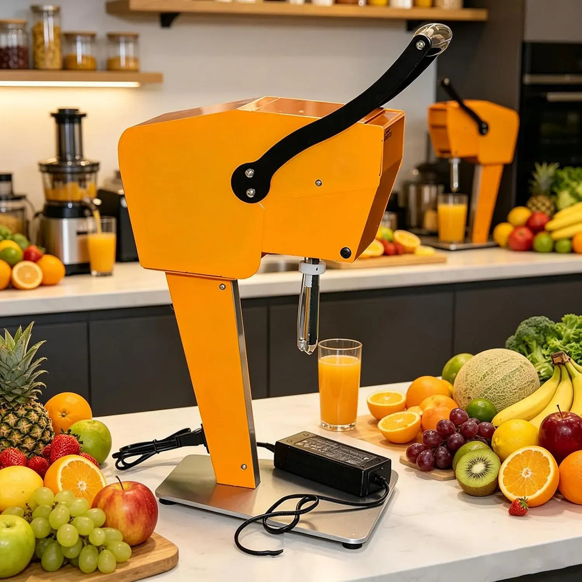 Extracteur de jus, 48 W, professionnel, acier inoxydable, Extraction Rapide en 10 Secondes