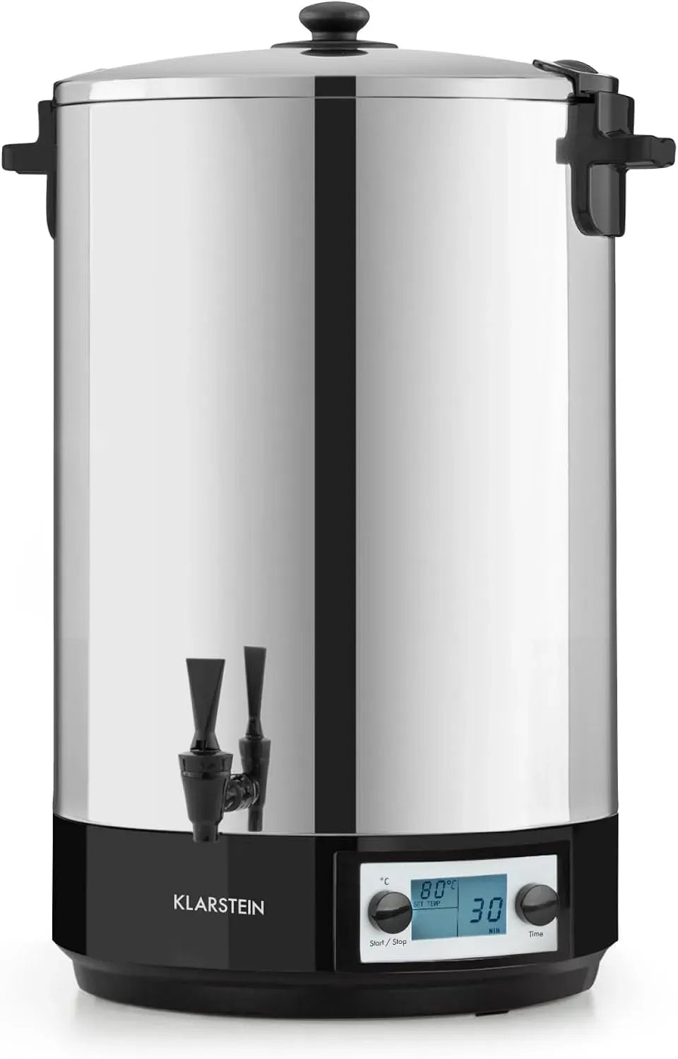 Klarstein Stérilisateur, Distributeur, appareil électrique de stérilisation, 50 L, 2500 W, 30 à 100 °C, minuteur, maintien au chaud, bois