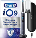 iO9 Brosse, prise, brosse à dents rechargeable, application, 7 modes, noir, pour adultes