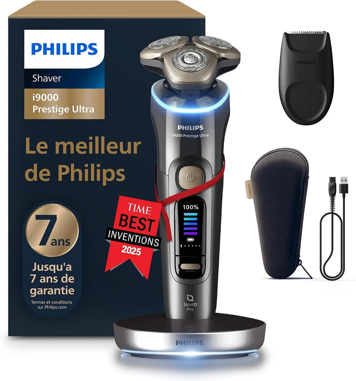 Philips i9000 XP9402/11 Rasoir, dalle IPS, 5 modes
