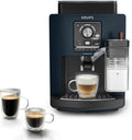 Krups Machine à expresso, bleu, Technologie Milk Maestro pour une mousse barista, 15 bars, Prépare 5 boissons