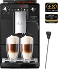 Melitta F300-100 Machine à Caf, machine à café électrique, 1450 W, 2 Tasses, tactile, silencieux, noir