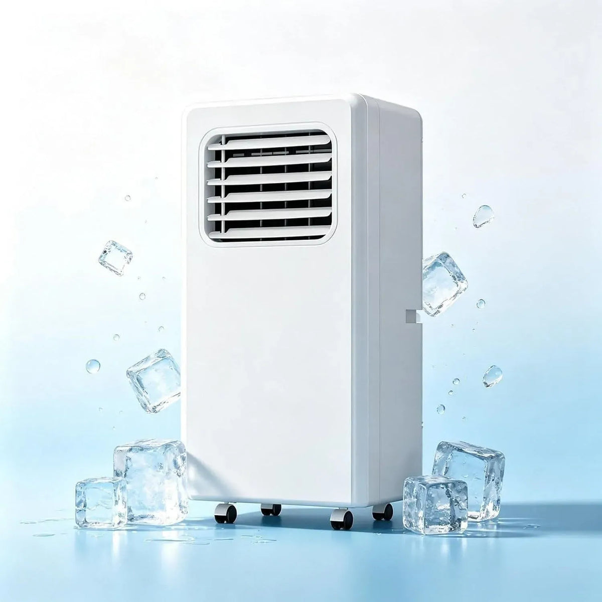 Climatiseur 12000btu, portable, décoration de salon, Refroidit jusqu'à 55 m², Ventilateur Portable
