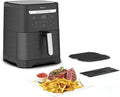 Moulinex EZ801810 Friteuse à air chaud, 6,5 L, 8 programmes, application, gril, Easy Fry & Grill XXL Friteuse sans huile + gril, Jusqu'à 8 personnes