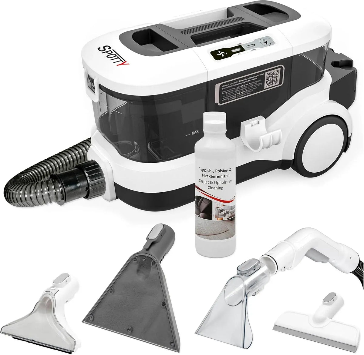 Aspirateur, 67 dB, SPOTTY, appareil électrique d'aspiration, shampouineuse canape