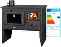 Cuisinière avec four, Prity 2P50, fonte, Certifié CE, Grande cuisinière de ferme