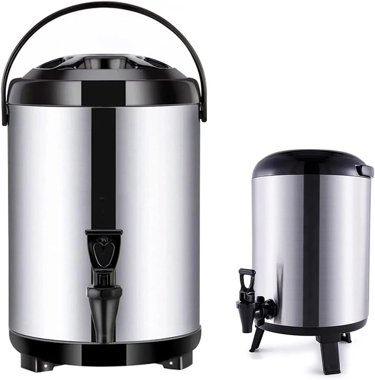 Cafetière électrique Heures/Noir/6, 6 L, portable, professionnel, Garde au Chaud Pendant 10 à 12 L, Distributeur d'eau Chaude Portable Commercial