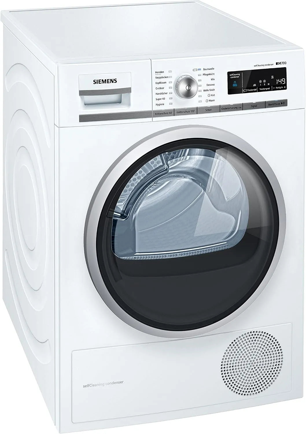 Siemens iQ700 wt47 W560 isensoric 7358901/A + +/8 kg/Blanc/selbstreinigender condensateur/softdry Système de tambour/super40