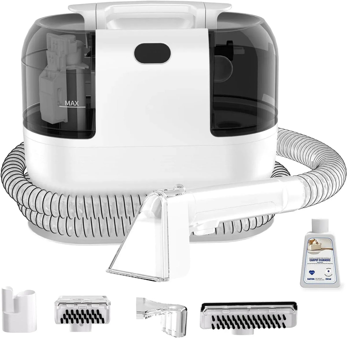 appareil de nettoyage tapis et tissus, Nettoyeur, Moteur, Portable, 500 W, 18 kPa, grand réservoir, pour Canapé