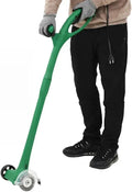 Brosse, machine de balayage des sols, balayeuse de sol, 10 cm, 140 W, extérieur, vert, pour Dalles Bordures allées Jardin extérieur Entretien de