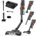 Aspirateur, 600 W, autonome, jusqu'à 65 Min d'autonomie, système de Filtration à 7 Niveaux, 55 kPa, Autonome et Pliable