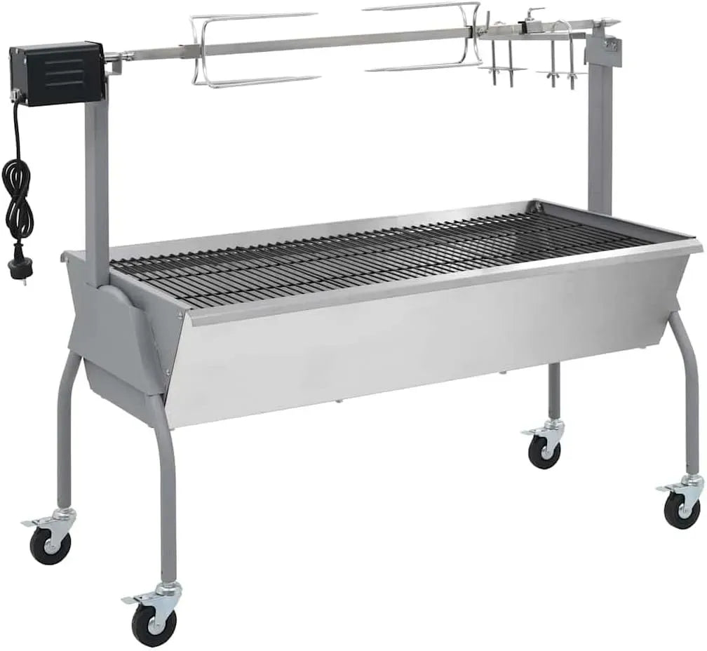 Barbecue, 15 kg, extérieur, gril, camping, acier inoxydable, pour Barbecue électrique en Acier Inoxydable avec Grande