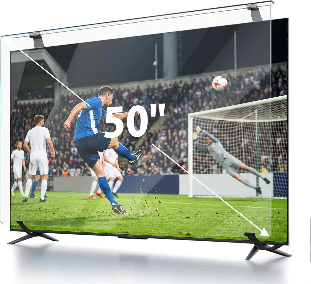 Smart TV, 50 pouces, téléviseur, Ultra Transparent, Film de Protection d'Écran Pour Tv de 50 Pouces
