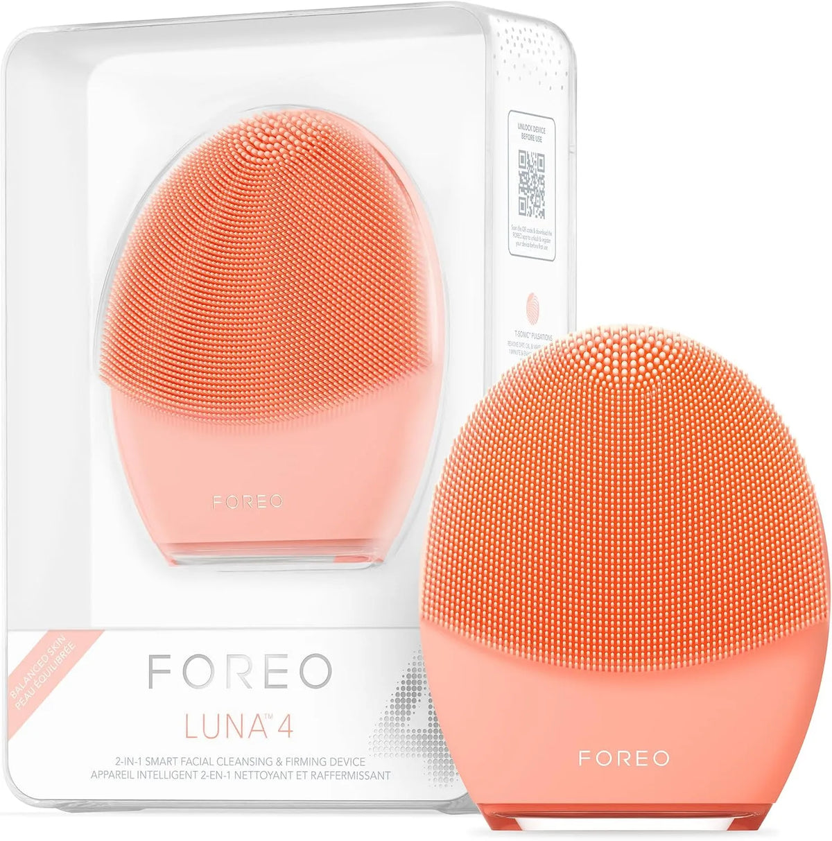 LUNA 4 Masseur, Brosse, FOREO LUNA, 4 Brosse nettoyante visage