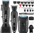 rasoir, USB, professionnel, sans fil, pour homme, KEMEI