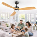 Ventilateur, 152cm, Airwit, extérieur, décoration de salon, silencieux, moteur DC silencieux et réversible, LED réglable