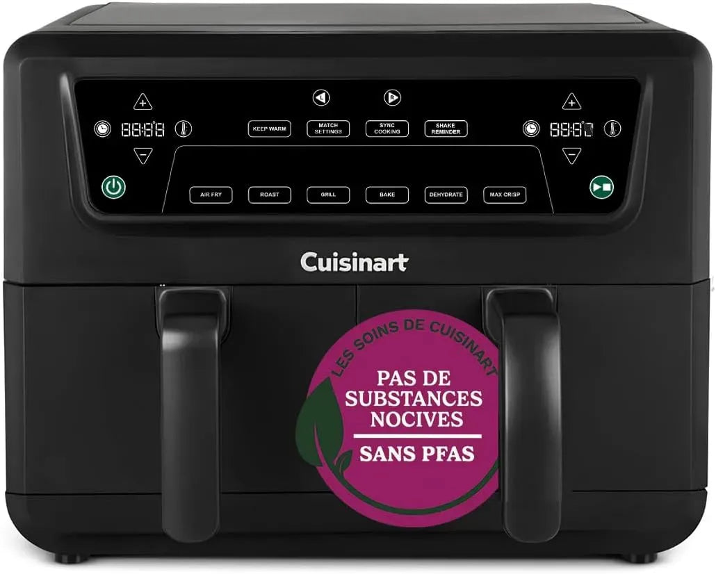 Friteuse à air chaud, 10.4 L, Cuisinart XXL 10, gril, pâtisserie, Sans PFAS, 5.2 L