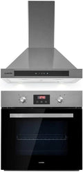 Klarstein A, 50-250 Four électrique, 60 cm, 68 L, 50 à 250 °C, 620 m3/h, classe énergétique A, encastrable, installation murale, 3 vitesses, noir