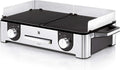WMF Lave-vaisselle, 28x50cm, 2400 W, gril, revêtement antiadhésif, amovible, acier inoxydable, Inox 18/10 Cromargan, Master-Grill électrique