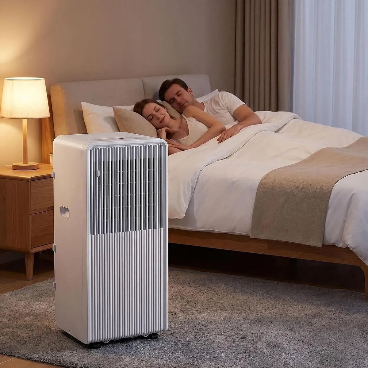 Climatiseur UK 3 3-en-1, portable, minuteur, en-1 Modes Fraîcheur et Déshumidification, 10000 Btu, Minuterie 24H