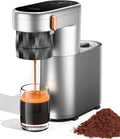 Portable, machine à café électrique, 180 ml, grand réservoir, camping, fonction chauffante, pour café moulu