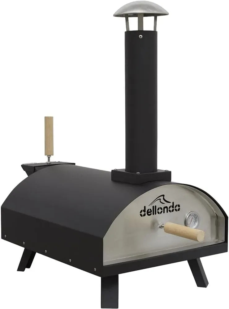 Four électrique à pizza, 35,6 cm, portable, noir, Acier noir