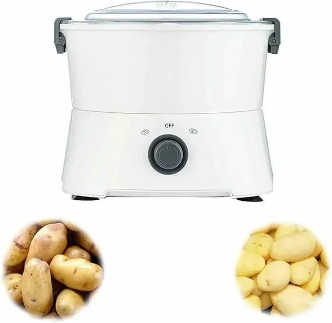éplucheur de légumes électrique pour cantines, Éplucheur de pommes de terre, pour restaurants, capacité de 1 kg, hôtels, Dispositif d'épluchage