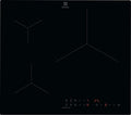 Electrolux EIT61336CB Hob2Hood Plaque à induction, 60 cm, 3 foyers, table de cuisson à induction, Boost, verrouillage, minuteur, sans cadre, 3 zones