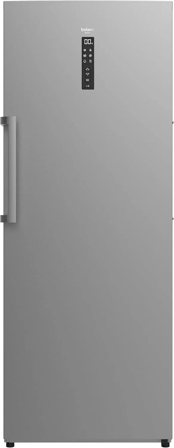 Cecotec Bolero CoolMarket UF Congélateur, 380 L, No Frost, Inverter, acier inoxydable, armoire congélateur, Économie d'Énergie, Écran de Contrôle