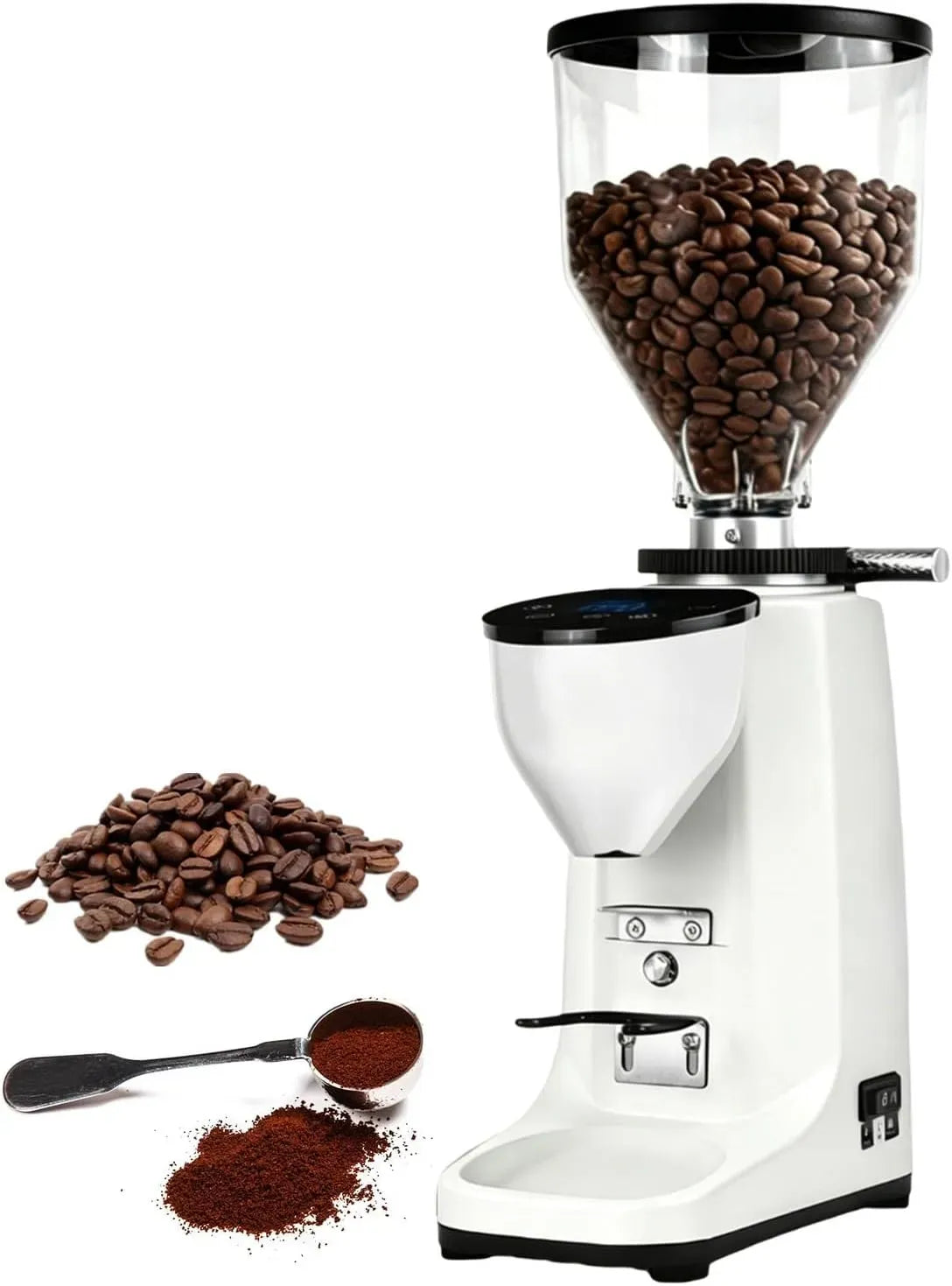Moulin, 60 mm, 0,01 mm, tactile, blanc, pour Barista Maison