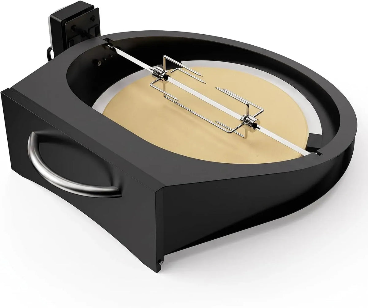 Accessoire pour appareil, pizza, vert, Rôtissoire Électrique pour Barbecue Kamado Large BGE