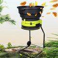 Broyeur de feuilles électrique sans lames, l'herbe et les tontes de cour, puissance de 2 500 W, 8 000 tr/min, paillage jusqu'à 208 litres par minute