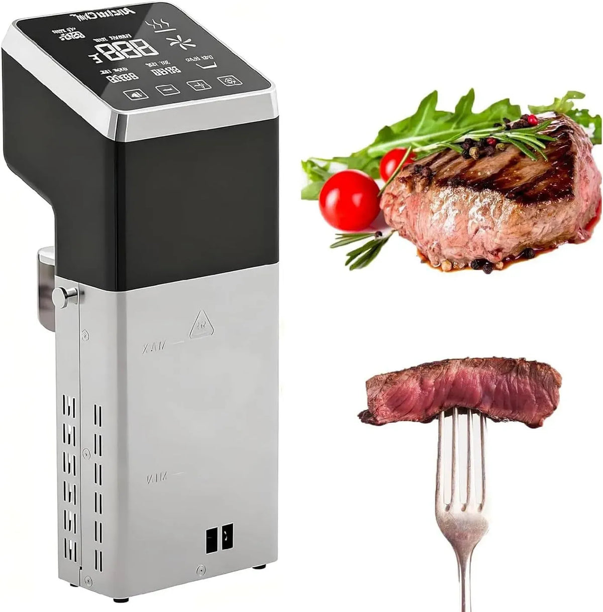 W 70 Ipx7 Cuiseur, appareil de cuisson sous vide, 70 L, 1600 W, IP65, professionnel, restaurant, silencieux, fonction chauffante, pour Restaurants