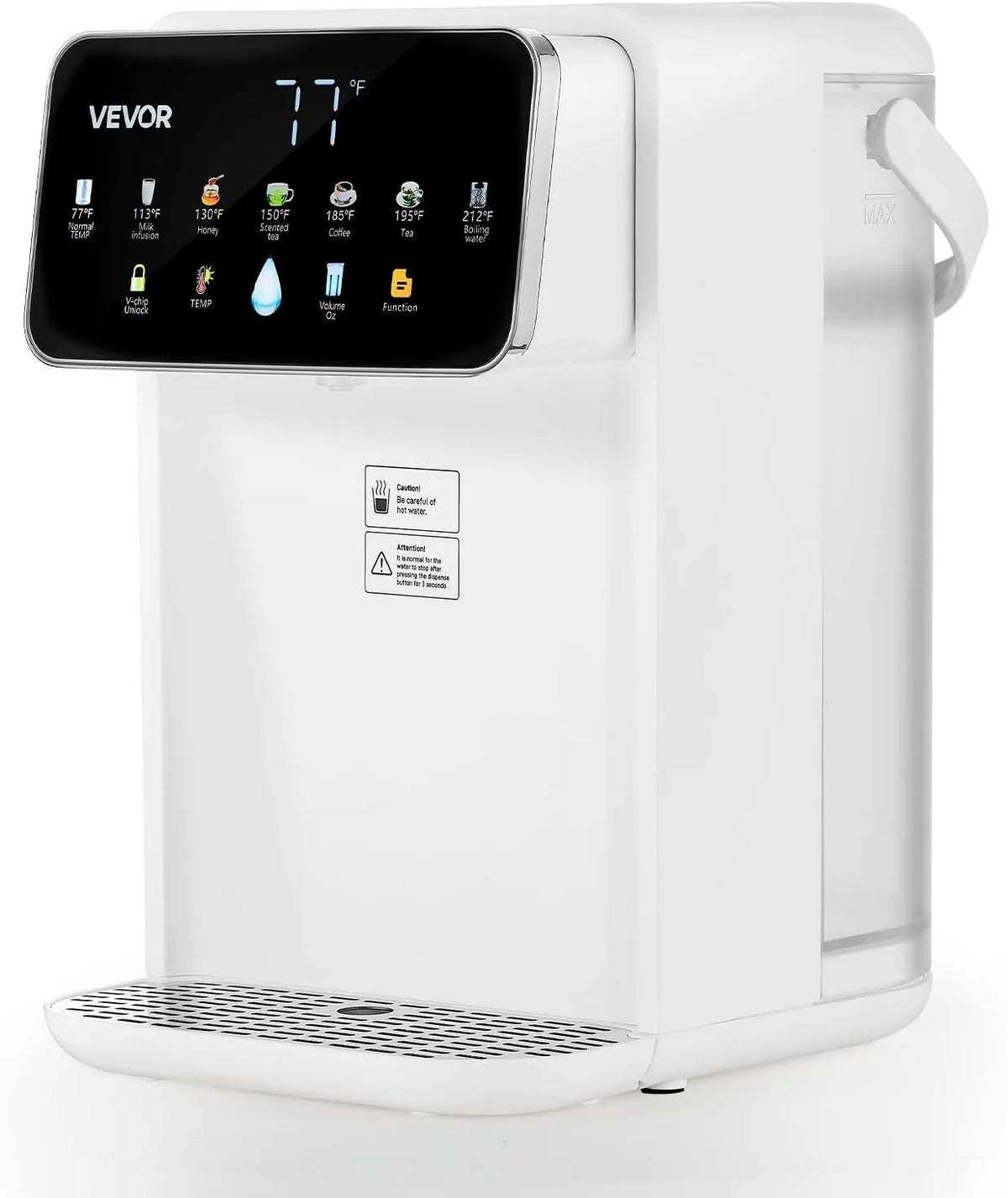 VEVOR Radiateur électrique, grand réservoir, amovible, réservoir d'eau amovible de 3,45 g