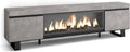 Meuble TV, 80 pouces, industriel, Cheminée électrique XXL, 210